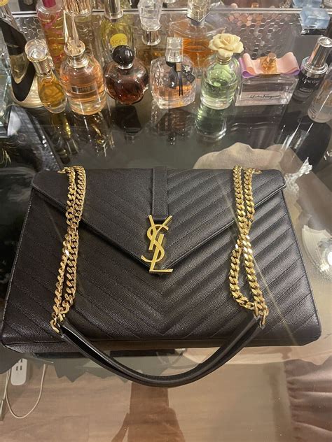 ysl large envelope|ysl envelope bag review.